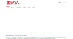 Desktop Screenshot of ideaya.org