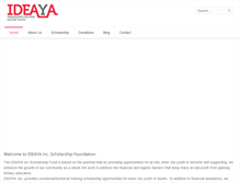 Tablet Screenshot of ideaya.org